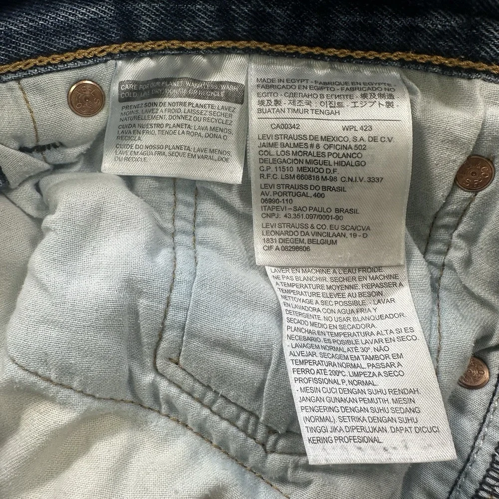 Levi's 501 Denim‎ Jeans Mens 42x30 Button Fly